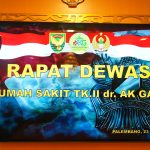 Pangdam II/Sriwijaya Pimpin Rapat Dewan Pengawas BLU Rumkit AK Gani