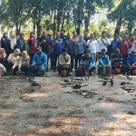 Aktivis Lingkungan Muara Enim bersama Dinas Lingkungan Hidup laksanakan pembersihan Hutan Kota Sungai Aur