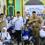 Wagub Cik Ujang Sambut Kepulangan Kloter Pertama Haji Embarkasi Palembang