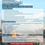 Kolaborasi Disnakertrans Muba dengan PT Baturona Adimulya Buka Loker Driver Dump Truck (DT) Harian