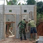TMMD Ke-129 Kodim 0608/Cianjur: Rumah Bapak Entis Sutisna Semakin Kokoh, Capai Progres 37,6 Persen