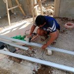 TMMD Ke-129 Kodim 0608/Cianjur: Tim Lanud Atang Senjaya Pasang Rangka Atap Baja Rumah Bapak Angga, Semakin Kokoh Dan Awet