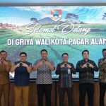 Wako Pagaralam Ludi Oliansyah Terima Kunker Dirut Bank Sumsel Babel