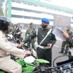 Tingkatkan Disiplin Prajurit, Kodam II/Swj Gelar Pengecekan Kelengkapan Surat Kendaraan Dinas dan Pribadi