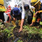 Herman Deru Tinjau Karhutla di Banyuasin, Uji Teknologi Pemadaman dari Brasil